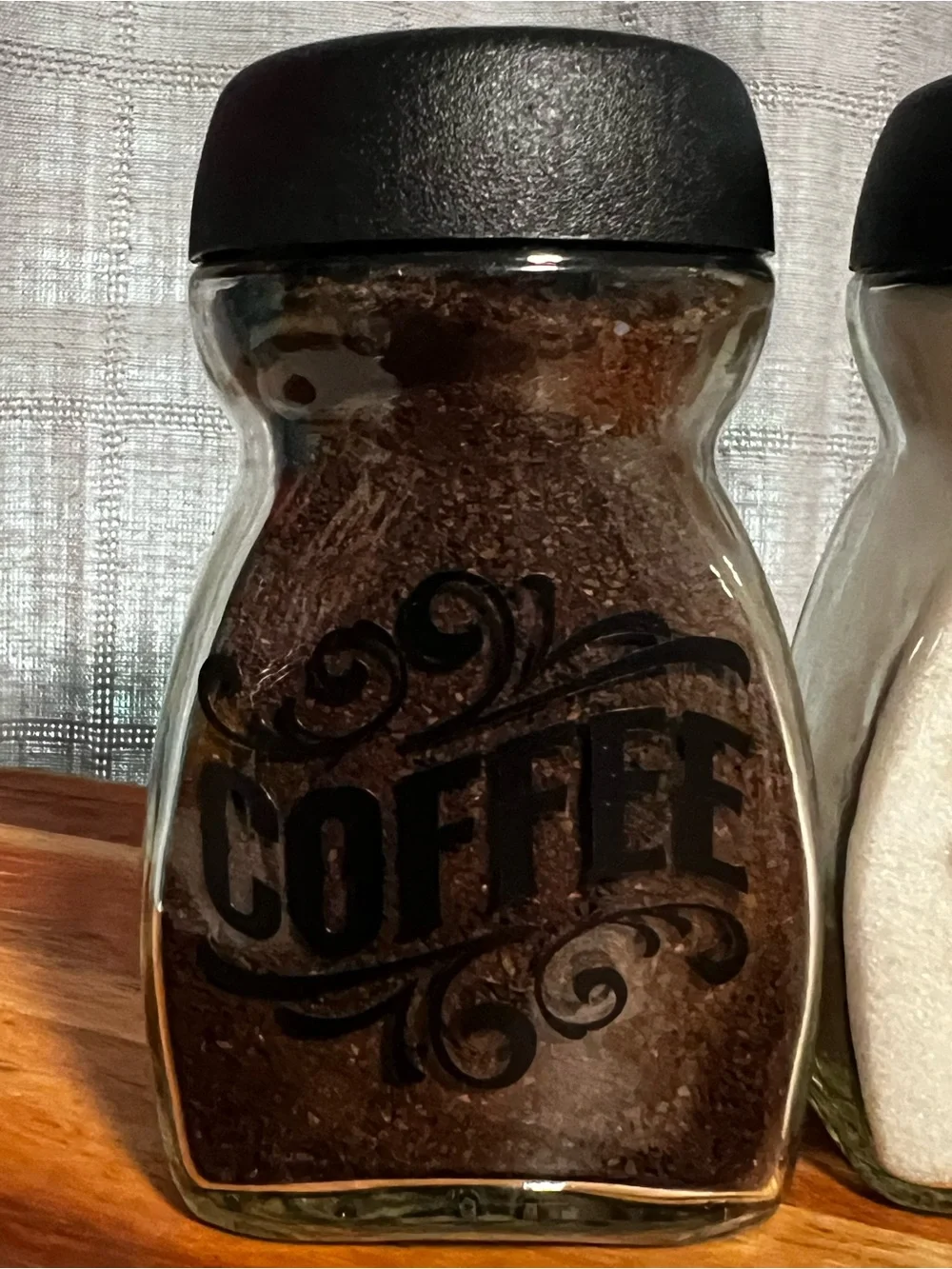Upcycled Glass Pantry Jars – Recycled Nescafé Jars with Custom Labels”